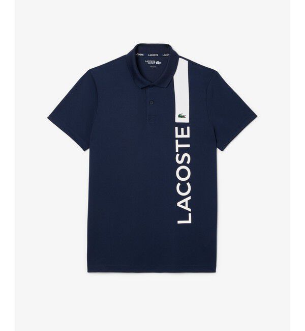 LACOSTE「アシンメトリーデザインウルトラドライポロシャツ」|ポロシャツ|