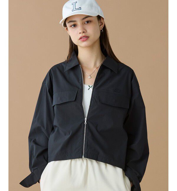 LACOSTE「ジップアップブルゾンシャツ」|シャツ・ブラウス|