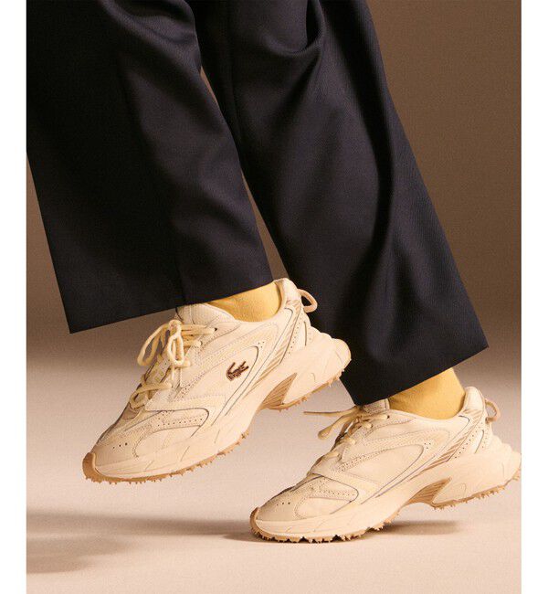 LACOSTE「レディース L003 NEO SHOT 225 4 SFA」|スニーカー|オフホワイト