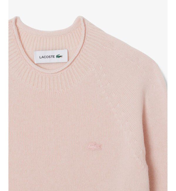 LACOSTE「3Dニッティングシームレス ウールニットセーター」|ニット・セーター|
