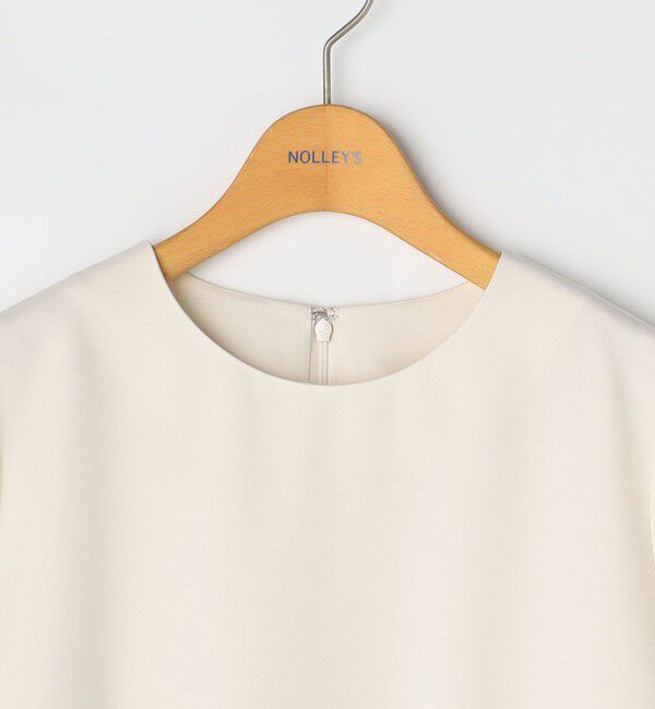 NOLLEY'S「《セットアップ対応》ツイル バーズアイペプラムブラウス」|シャツ・ブラウス|