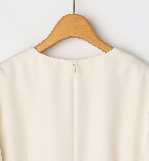 NOLLEY'S「《セットアップ対応》ツイル バーズアイペプラムブラウス」|シャツ・ブラウス|