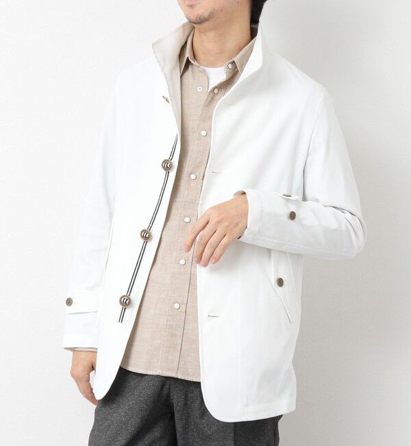 NOLLEY'S goodman「《ビジカジ対応》撥水パラシュートブルゾン 25SS」|ブルゾン・スタジャン|ホワイト