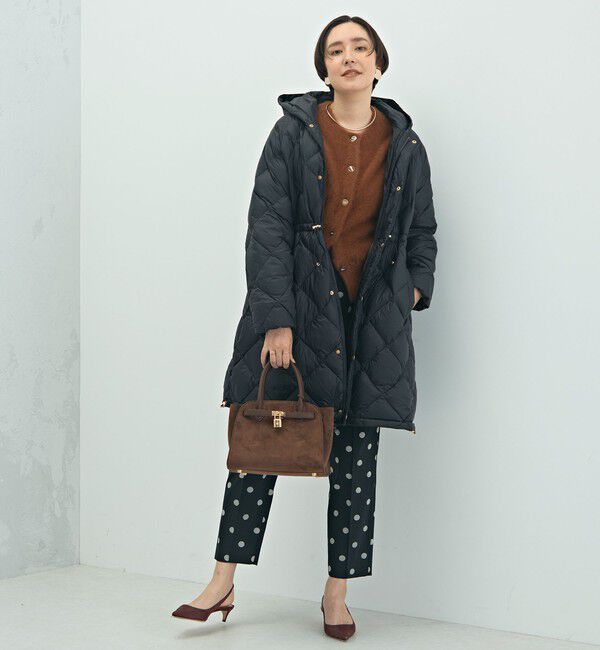 TAION/タイオン】別注ミドル丈Aラインフードダウン（NOLLEY'S