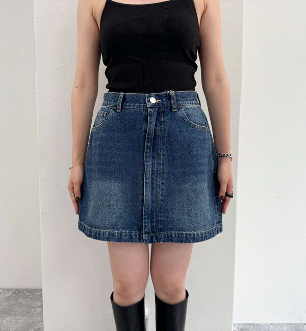 fredy emue「2WAYファスナー付きデニムミニスカート」|スカート|