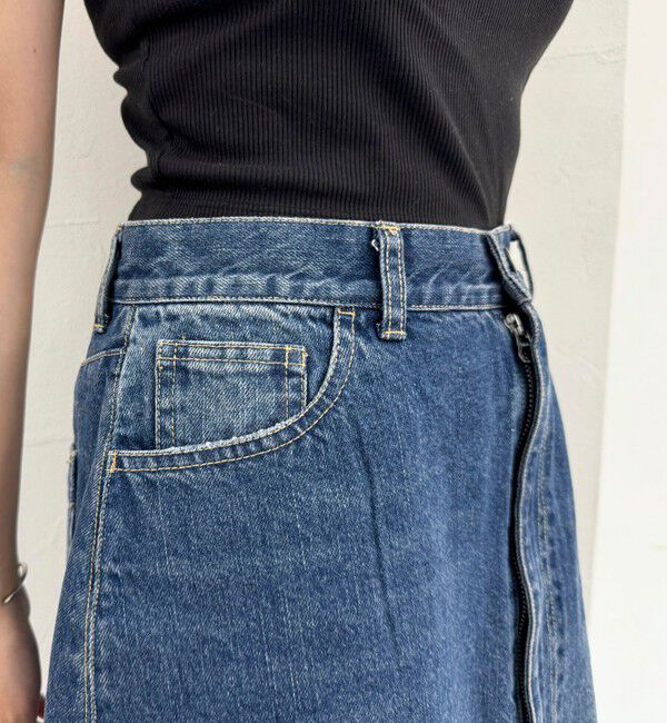 fredy emue「2WAYファスナー付きデニムミニスカート」|スカート|