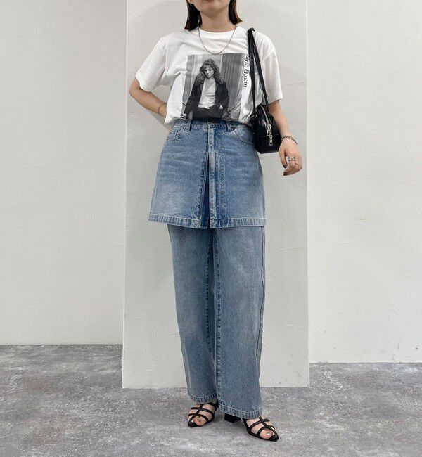 fredy emue「2WAYファスナー付きデニムミニスカート」|スカート|