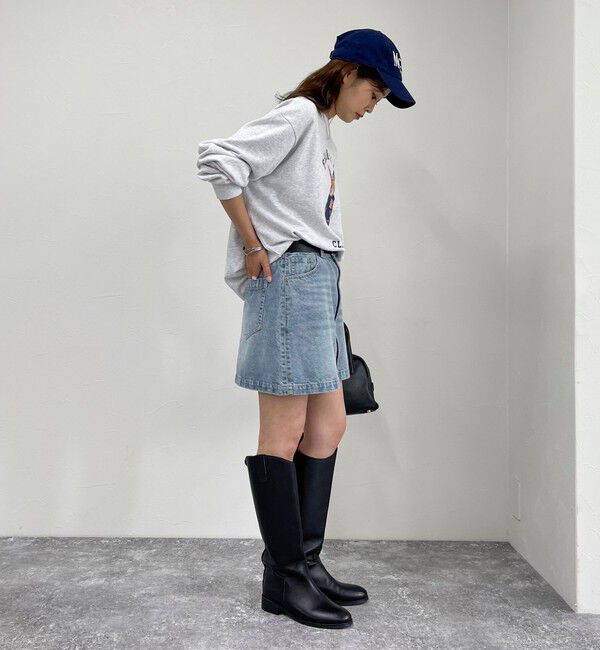 fredy emue「2WAYファスナー付きデニムミニスカート」|スカート|