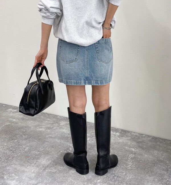 fredy emue「2WAYファスナー付きデニムミニスカート」|スカート|