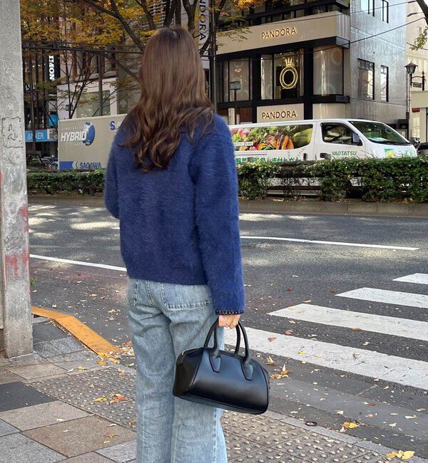 fredy emue「シャギーポケ付きジャケットカーディガン」|カーディガン|