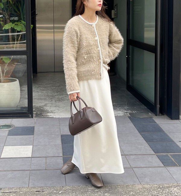 fredy emue「シャギーポケ付きジャケットカーディガン」|カーディガン|