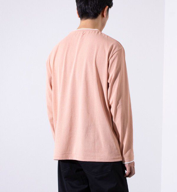 GLOSTER「【GLOSTER/グロスター】フェード加工 天竺 フェイクレイヤード ロングスリーブTシャツ ロンT」|Tシャツ・カットソー|