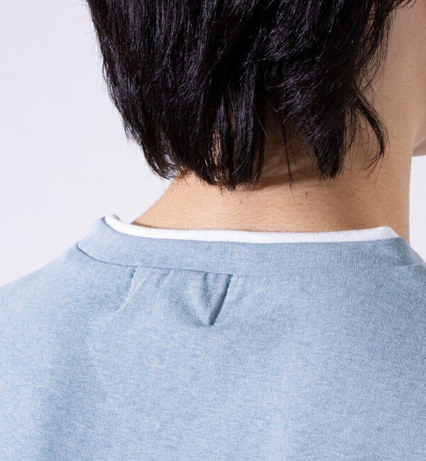 GLOSTER「【GLOSTER/グロスター】フェード加工 天竺 フェイクレイヤード ロングスリーブTシャツ ロンT」|Tシャツ・カットソー|