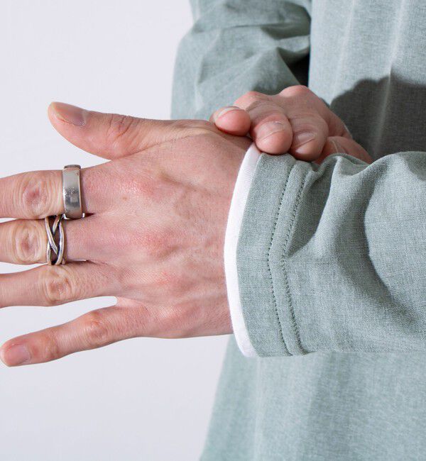 GLOSTER「【GLOSTER/グロスター】フェード加工 天竺 フェイクレイヤード ロングスリーブTシャツ ロンT」|Tシャツ・カットソー|