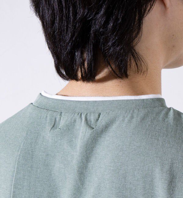 GLOSTER「【GLOSTER/グロスター】フェード加工 天竺 フェイクレイヤード ロングスリーブTシャツ ロンT」|Tシャツ・カットソー|