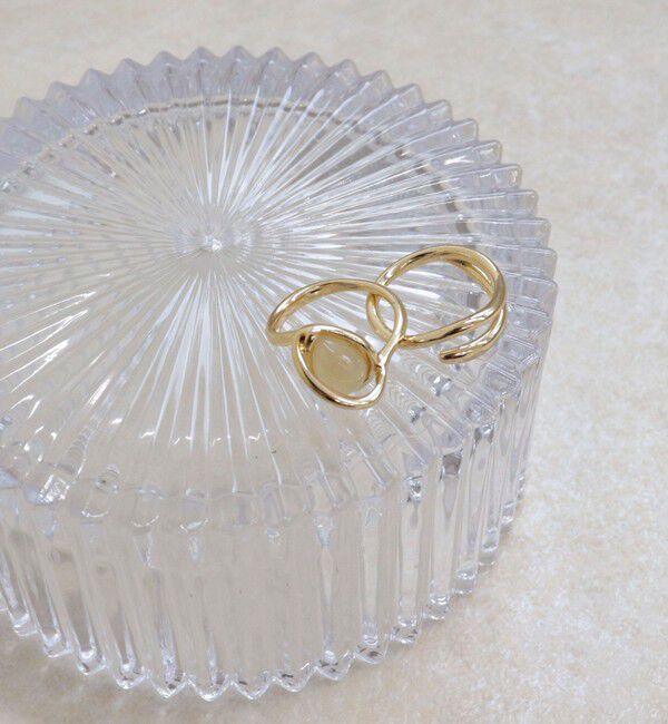 fredy emue「フェイクストーン2セットリング」|リング|