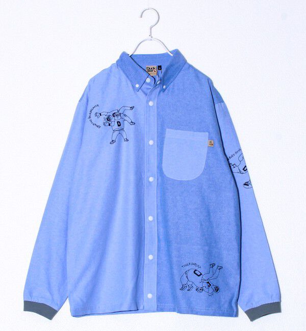 FREDY MAC「【Duckster/ダックスター】プロレスコミックシャツ」|シャツ・ブラウス|ブルー