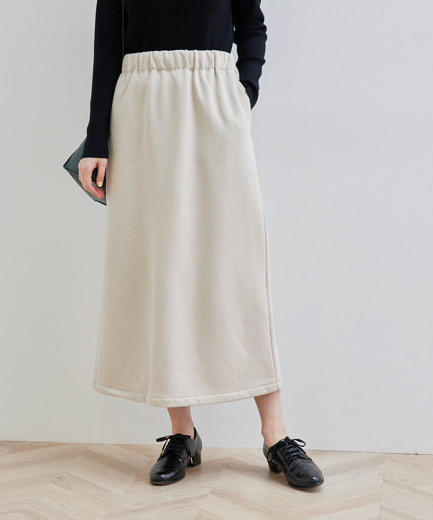 Rope&rsquo;Picnic「起毛裏毛Aラインスカート」|スカート|