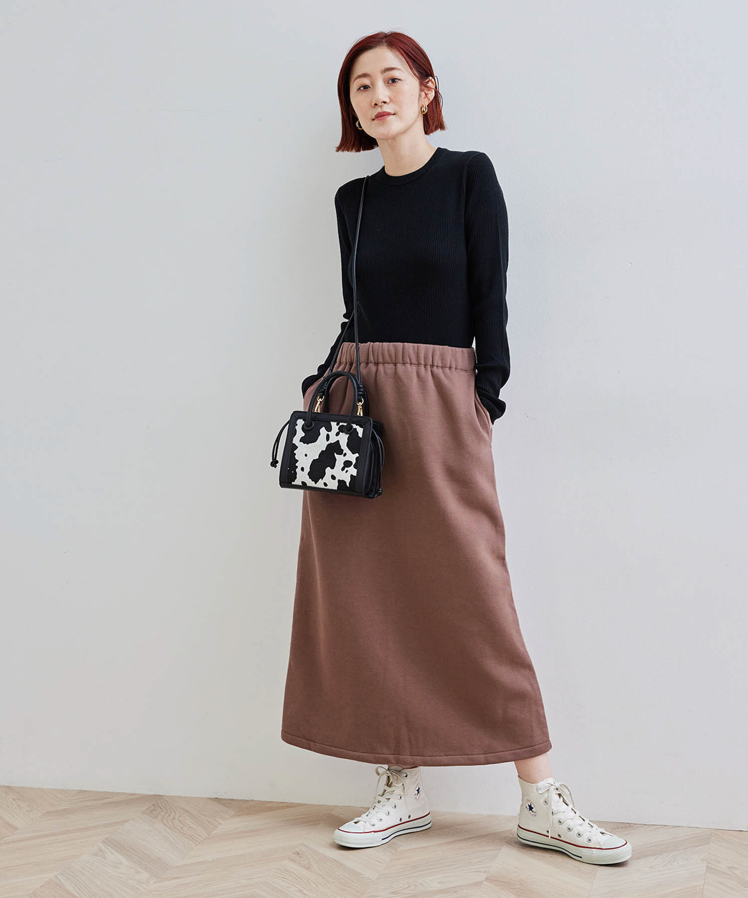 Rope&rsquo;Picnic「起毛裏毛Aラインスカート」|スカート|