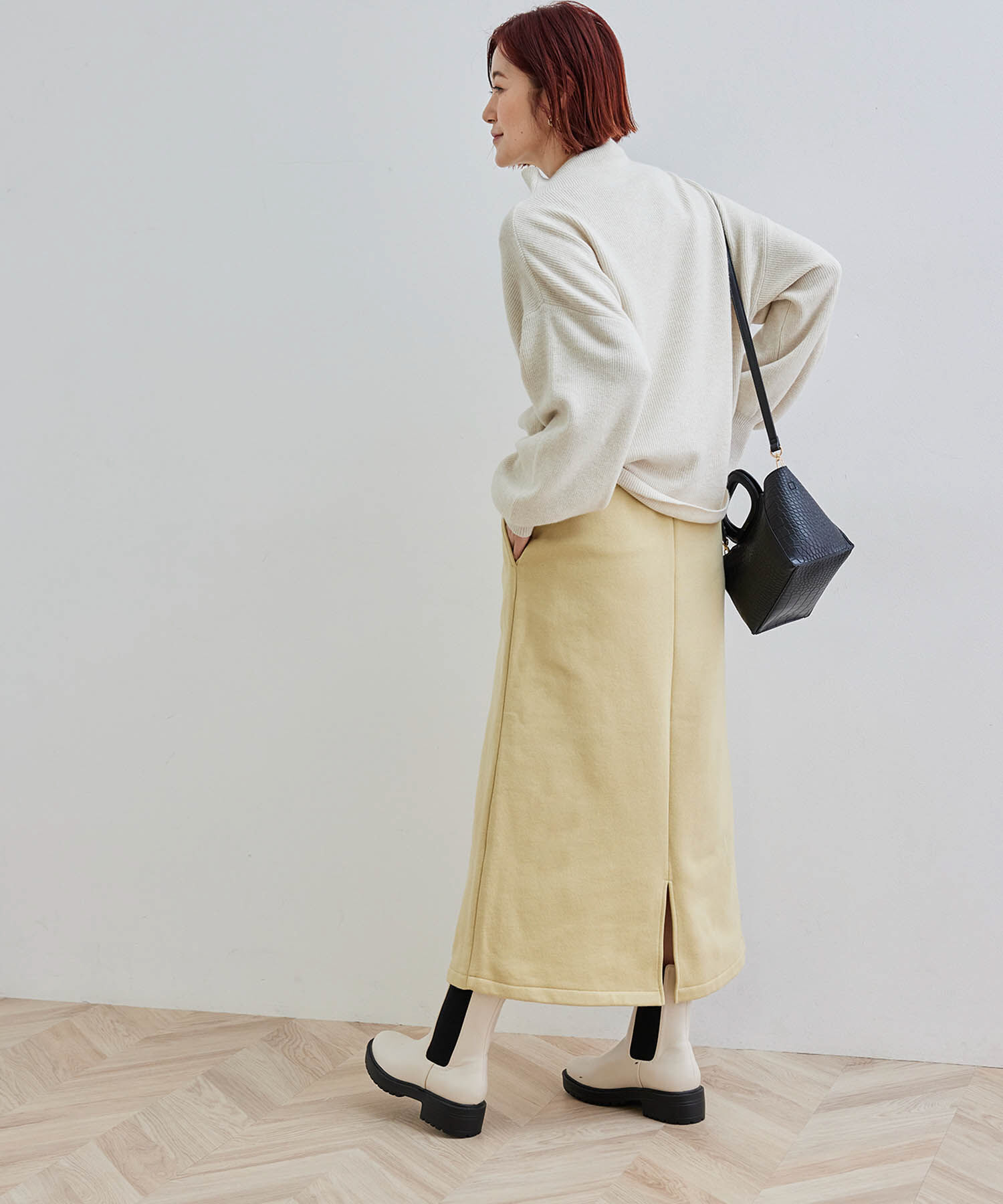 Rope&rsquo;Picnic「起毛裏毛Aラインスカート」|スカート|