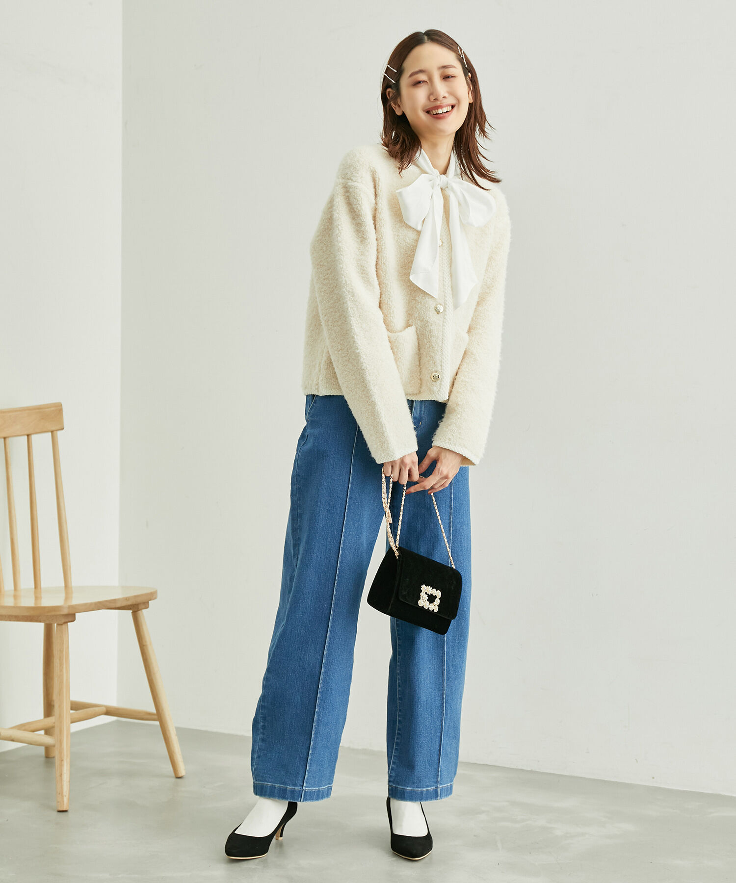 Rope&rsquo;Picnic「シアーリボンブラウス」|シャツ・ブラウス|