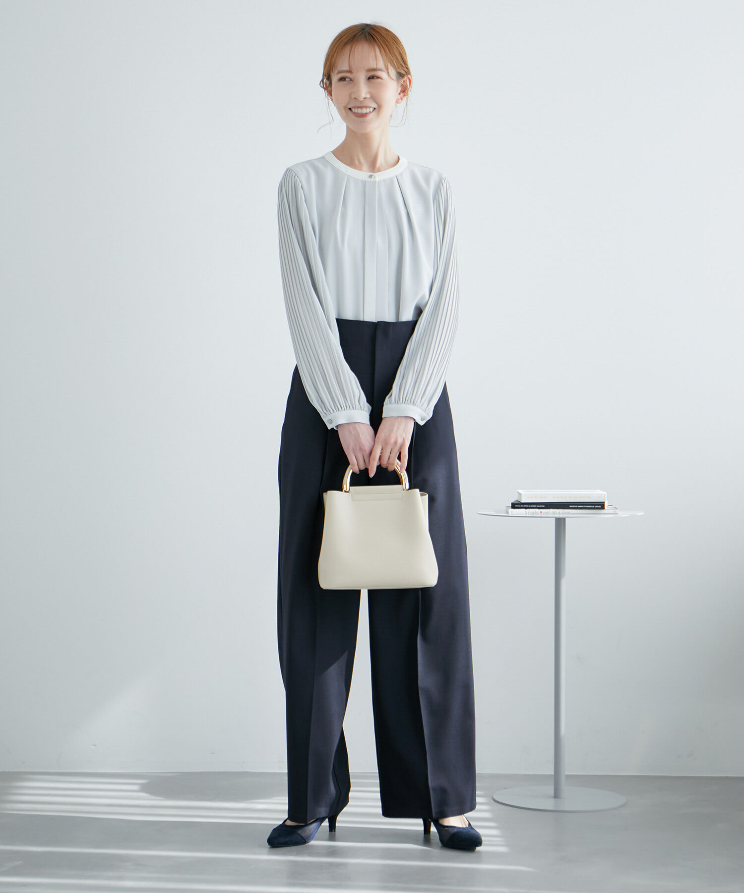 Rope&rsquo;Picnic「ハイウエストセンタープレスパンツ/UVカット・セットアップ対応・リンクコーデ」|その他|