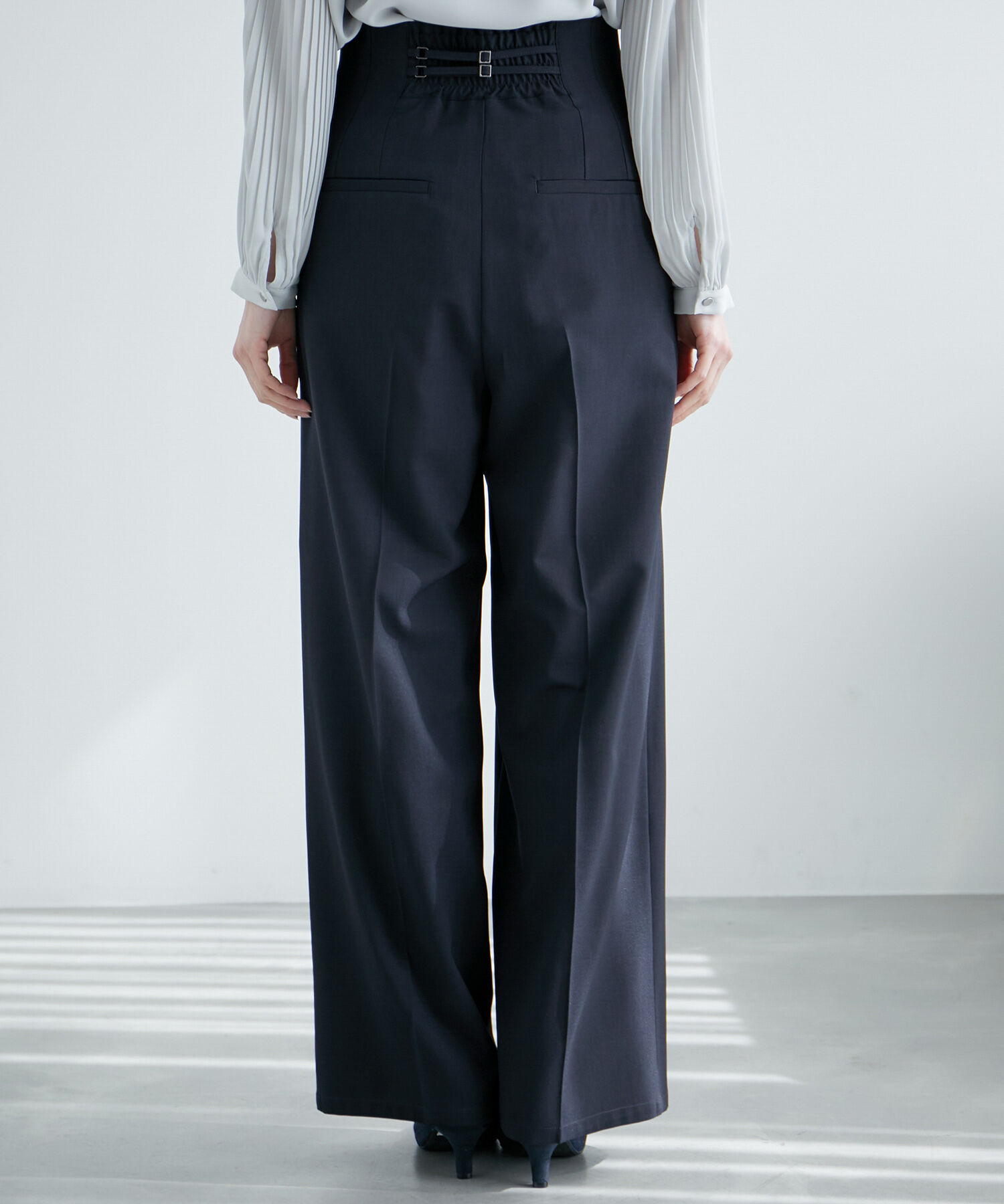 Rope&rsquo;Picnic「ハイウエストセンタープレスパンツ/UVカット・セットアップ対応・リンクコーデ」|その他|