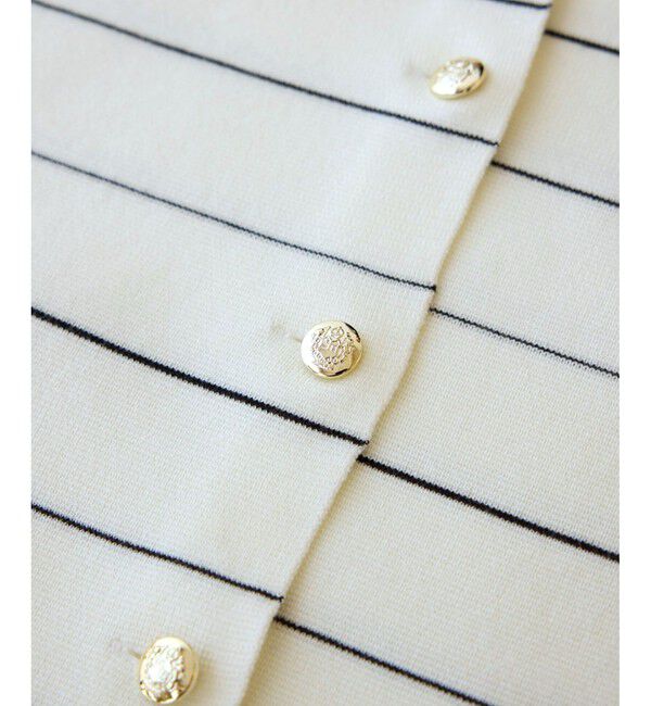 Rope&rsquo;Picnic「ミラノリブ金ボタンニットカーディガン」|カーディガン|