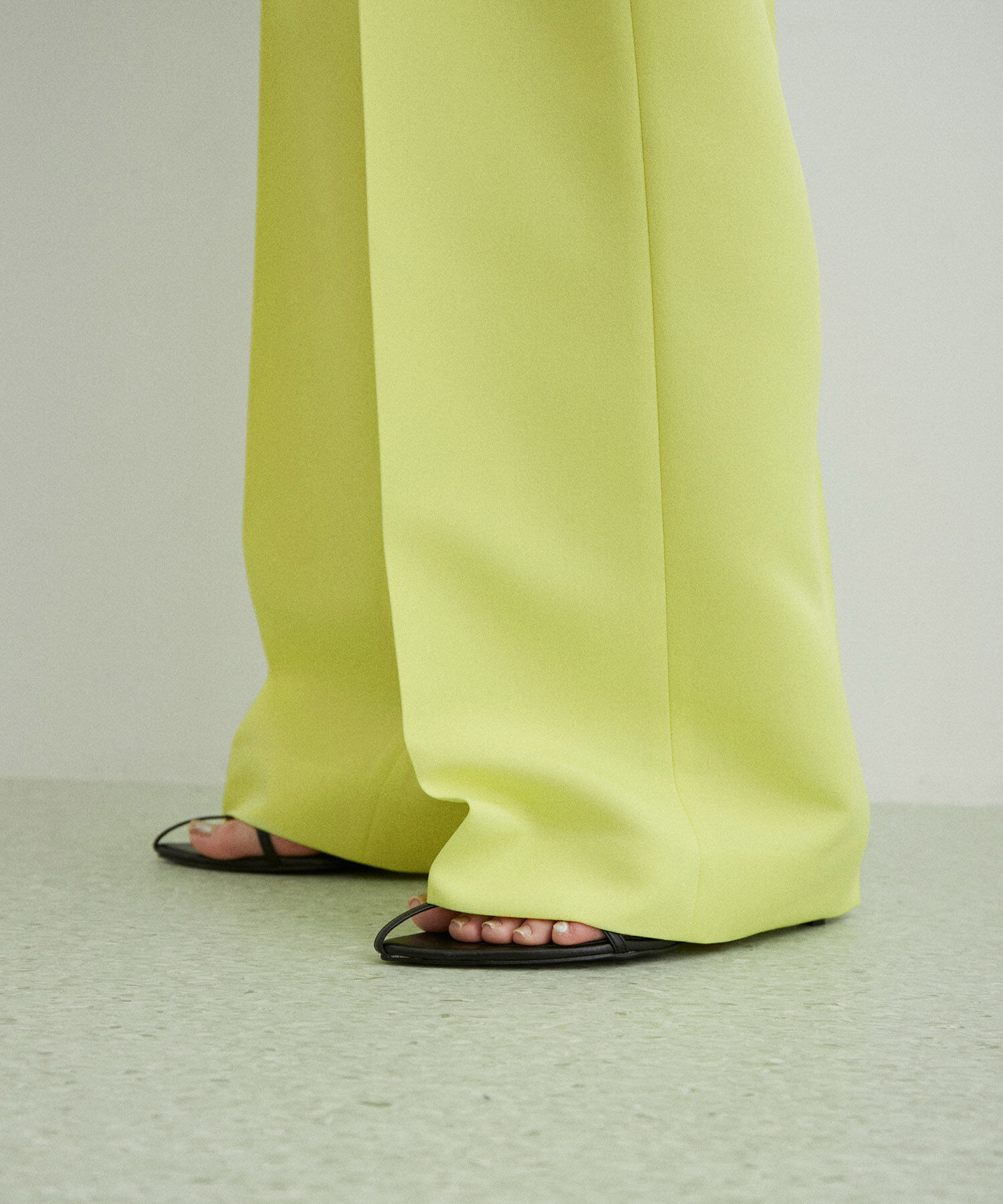 ADAM ET ROPE'「【サステナブル】ワイドスラックス」|スラックス|