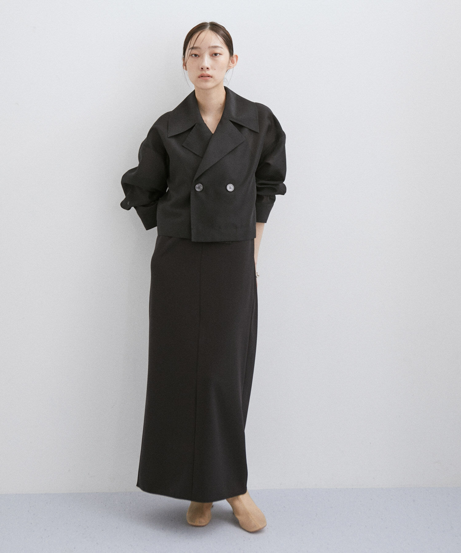 ADAM ET ROPE'「シアージャケットブラウス」|シャツ・ブラウス|