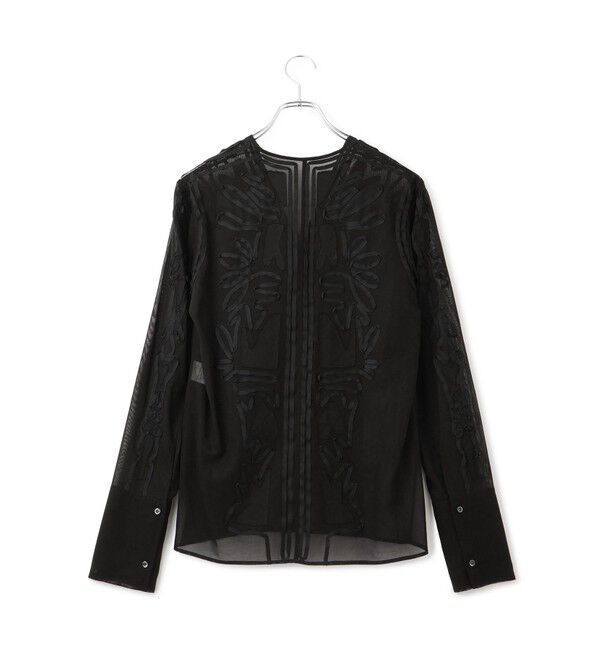 ADAM ET ROPE'「【EMOELLE】ステッチエンブロイダリーブラウス」|シャツ・ブラウス|