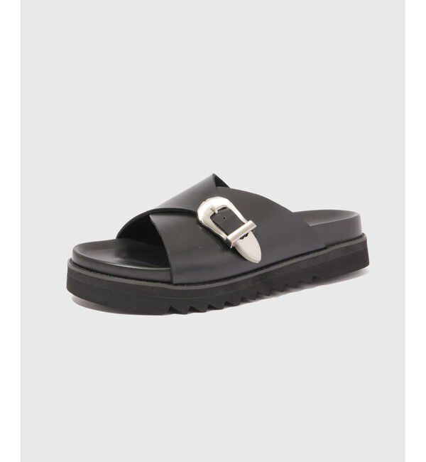 ADAM ET ROPE'「ウエスタンバックルサンダル」|サンダル|