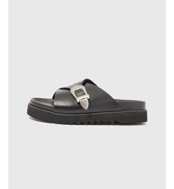 ADAM ET ROPE'「ウエスタンバックルサンダル」|サンダル|