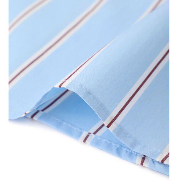 ADAM ET ROPE'「【サステナブル】バウンスカフステントラインシャツ」|シャツ・ブラウス|