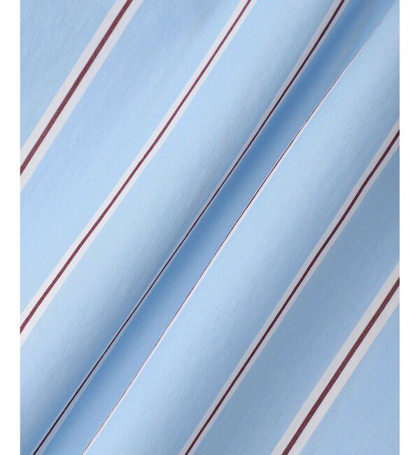 ADAM ET ROPE'「【サステナブル】バウンスカフステントラインシャツ」|シャツ・ブラウス|