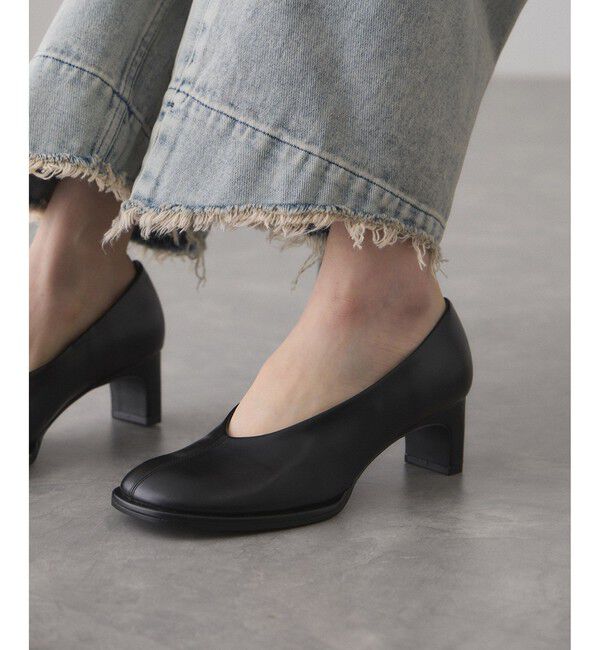 ADAM ET ROPE'「ラウンドトゥパンプス」|パンプス|ブラック(01)