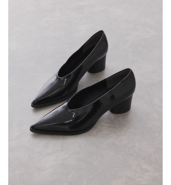 ADAM ET ROPE'「ポインテッドトゥパンプス」|パンプス|ブラック(01)
