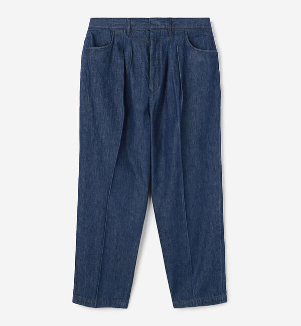  「FARAH | ツータック ワイドデニムパンツ MEN」|デニム|DENIM
