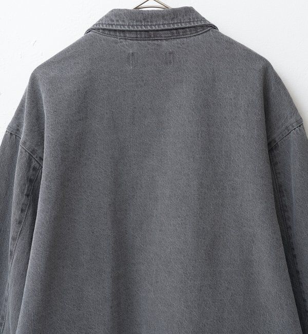  「【WHIMSIC/SETUP対応】コットンリネンデニムテーラードジャケット」|テーラードジャケット|