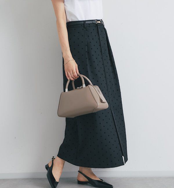  「《大人可愛い・着映え力抜群◎》フロッキードットタックスカート」|スカート|