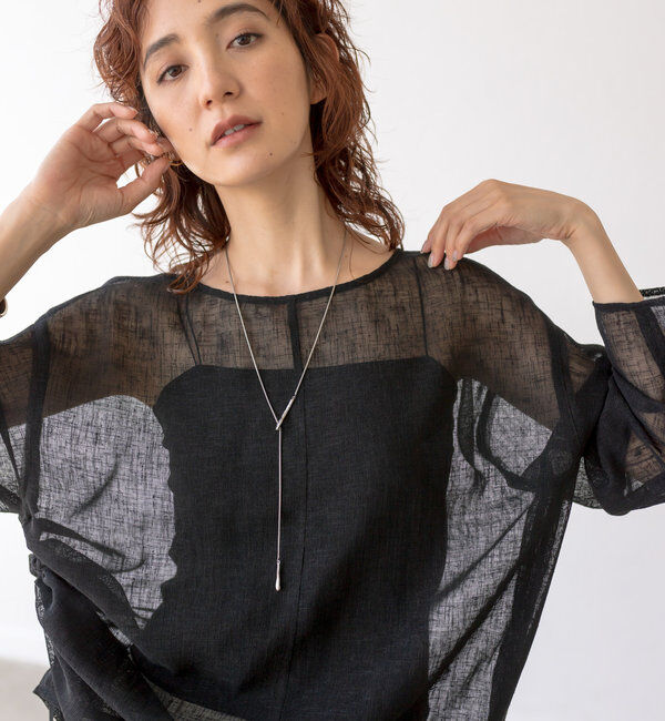  「【カップ付きで楽ちん】カップインブラトップ」|キャミソール|