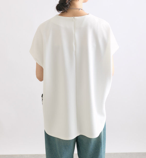  「【やわらかな着心地】ハーフスリーブダンボールプルオーバー」|Tシャツ・カットソー|