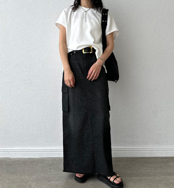  「【やわらかな着心地】ハーフスリーブダンボールプルオーバー」|Tシャツ・カットソー|