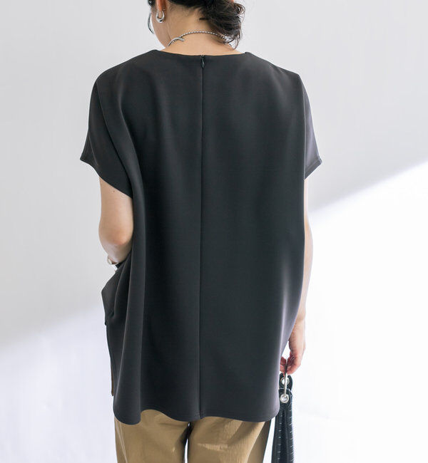  「【やわらかな着心地】ハーフスリーブダンボールプルオーバー」|Tシャツ・カットソー|