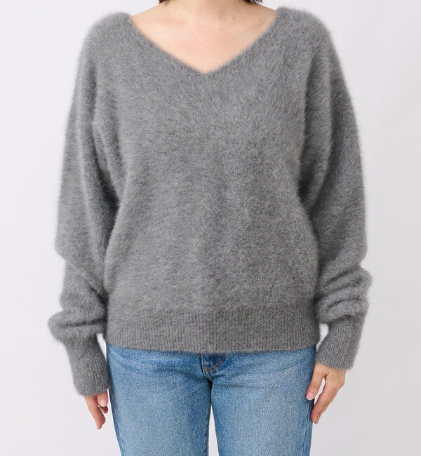  「【やわらかな肌触り】ファーヤーン2WAYニット」|ニット・セーター|