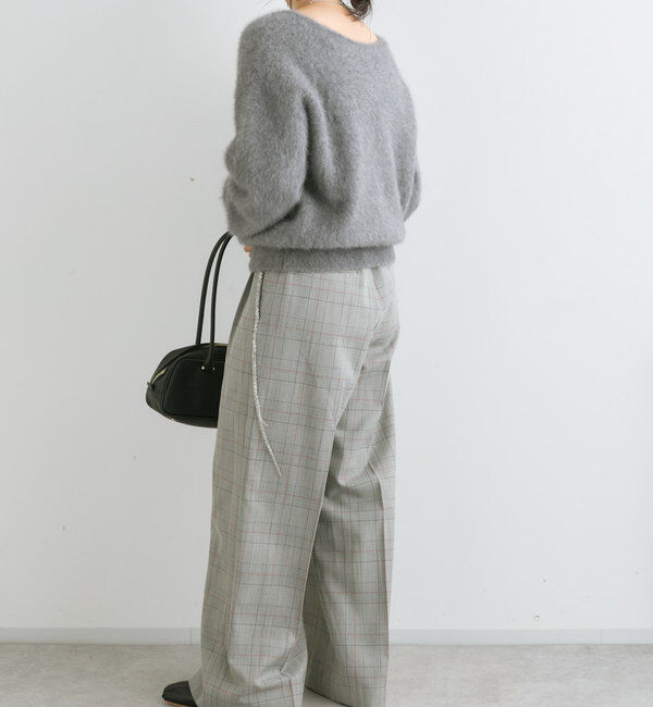  「【やわらかな肌触り】ファーヤーン2WAYニット」|ニット・セーター|