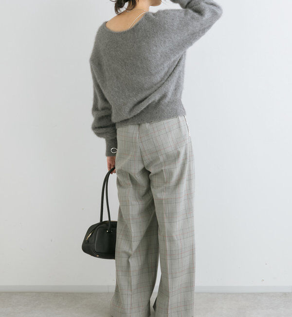  「【やわらかな肌触り】ファーヤーン2WAYニット」|ニット・セーター|