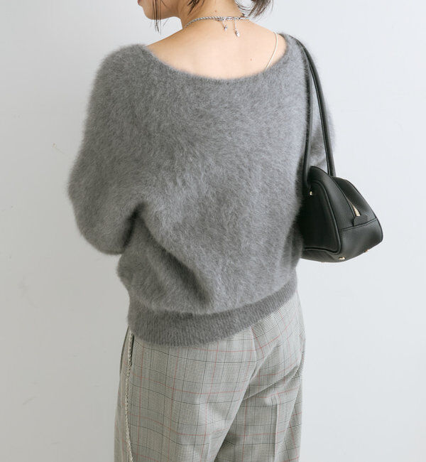  「【やわらかな肌触り】ファーヤーン2WAYニット」|ニット・セーター|