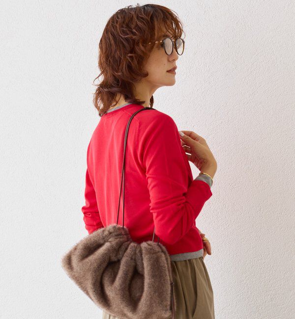  「【こなれ感抜群】フェイクレイヤードカーディガン」|カーディガン|