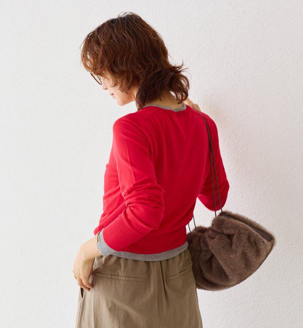  「【こなれ感抜群】フェイクレイヤードカーディガン」|カーディガン|